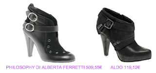 Botines estilo rock 2 Alberta Ferretti vs Aldo